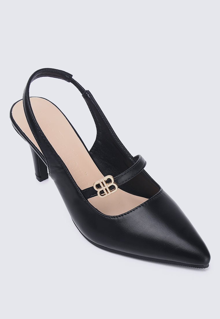 Betty Comfy Heels In Black - myballerine