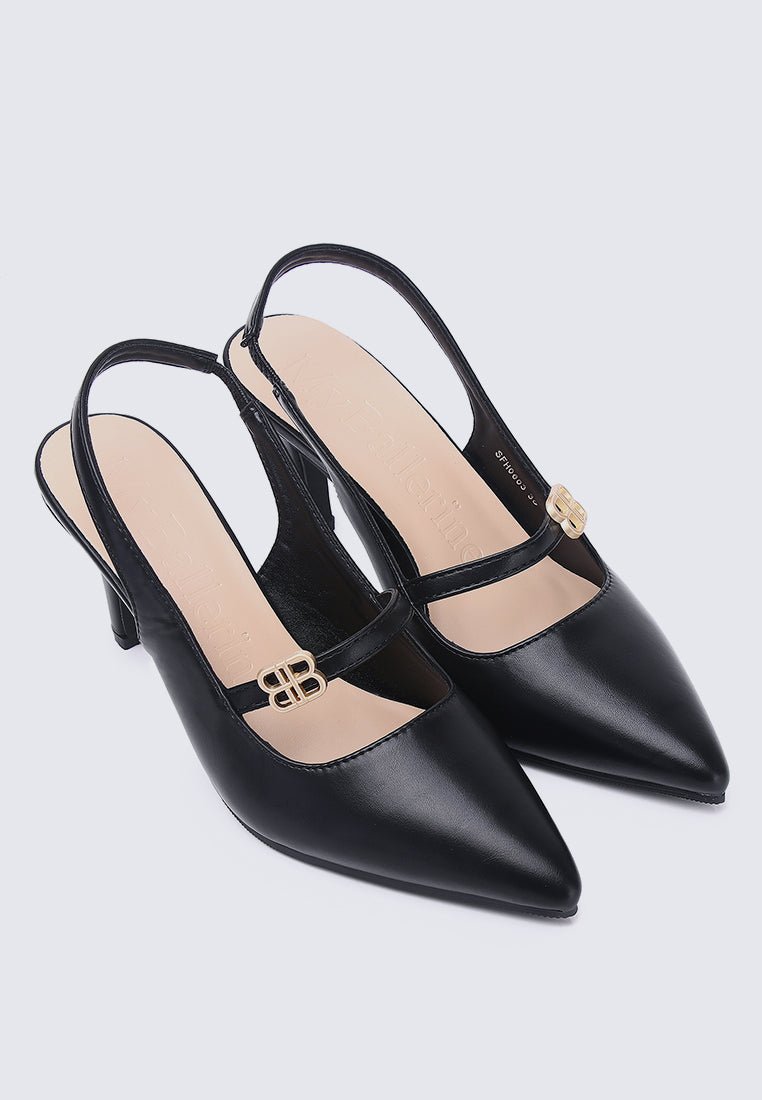 Betty Comfy Heels In Black - myballerine