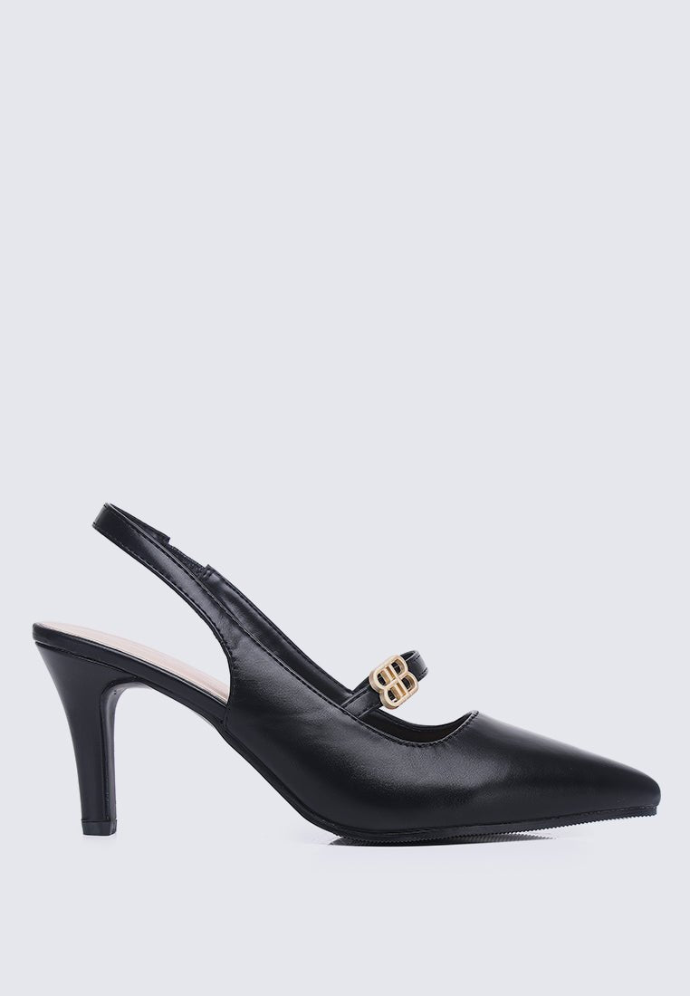 Betty Comfy Heels In Black - myballerine