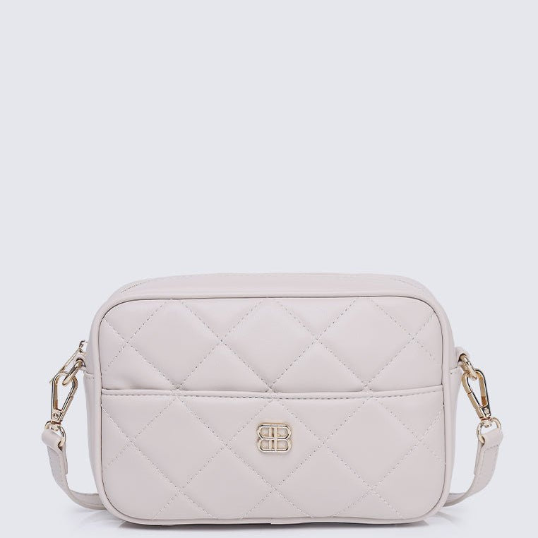 Bianca Shoulder Bag In Almond - myballerine