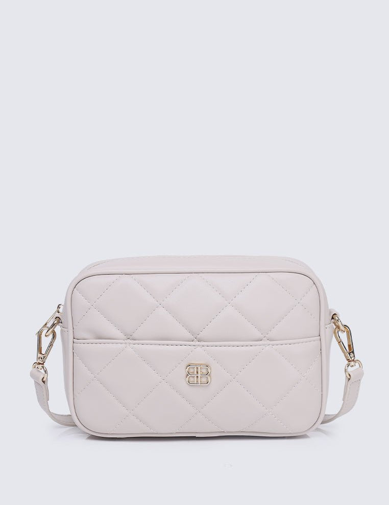 Bianca Shoulder Bag In Almond - myballerine