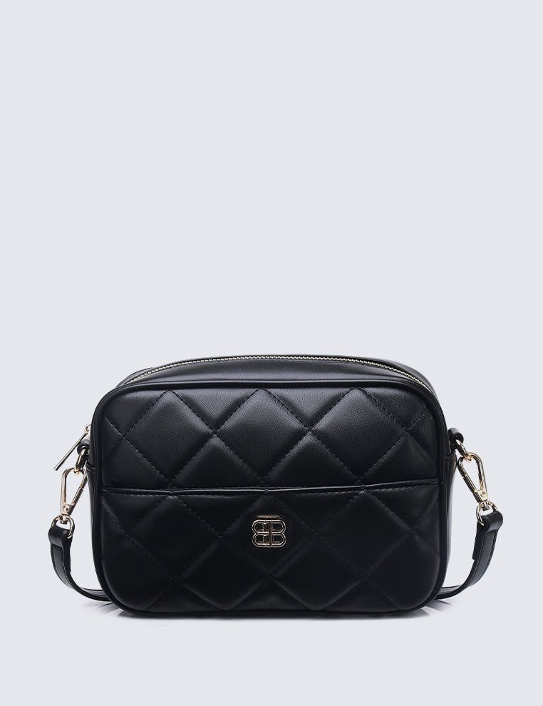 Bianca Shoulder Bag In Black - myballerine