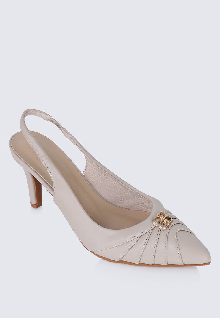 Bovis Comfy Heels In AlmondShoes - myballerine