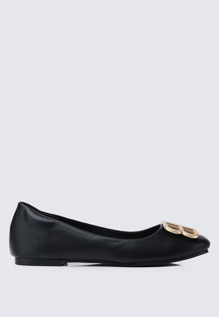 Brenda Comfy Ballerina BlackShoes - myballerine