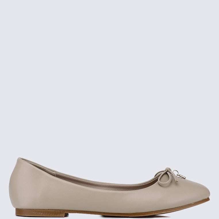 Briony Comfy Ballerina In AlmondShoes - myballerine