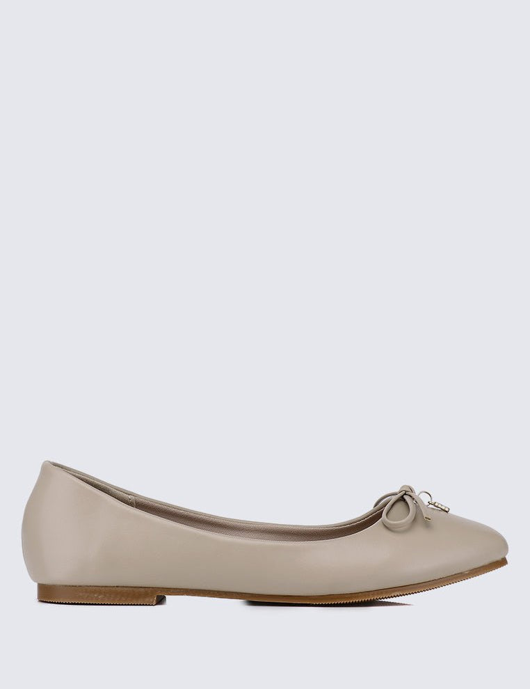 Briony Comfy Ballerina In AlmondShoes - myballerine