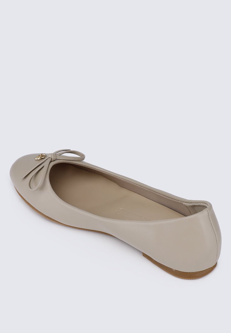 Briony Comfy Ballerina In AlmondShoes - myballerine