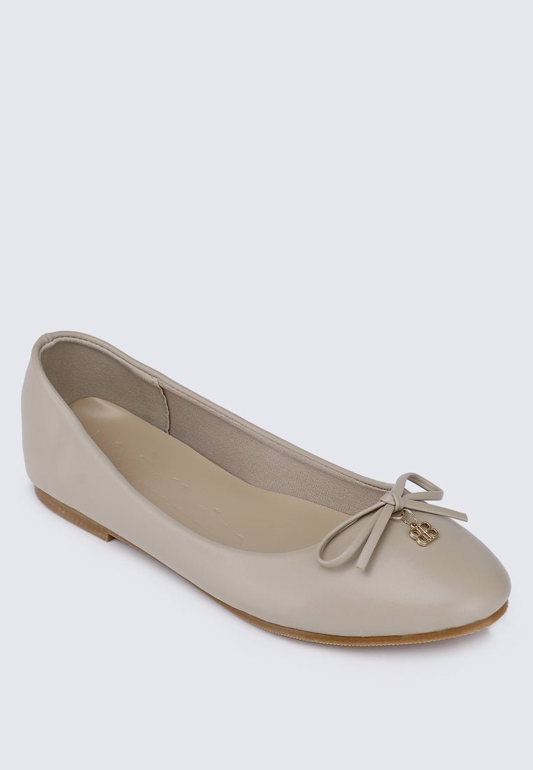 Briony Comfy Ballerina In AlmondShoes - myballerine