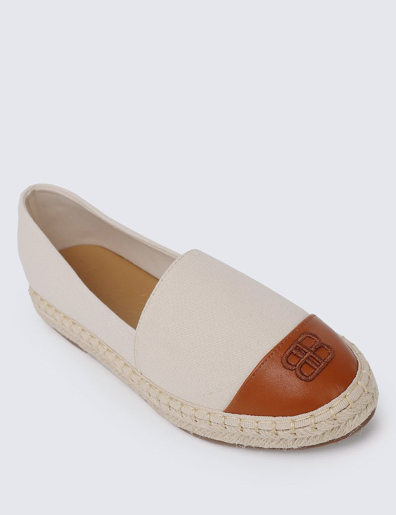 Britney Comfy Espadrilles In Off WhiteShoes - myballerine