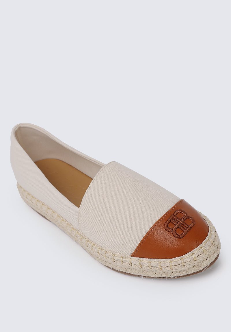 Britney Comfy Espadrilles In Off WhiteShoes - myballerine