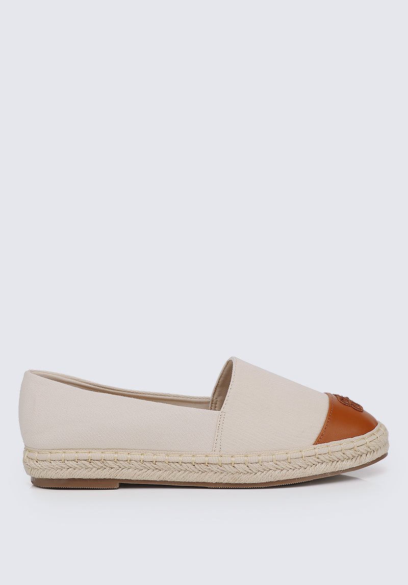 Britney Comfy Espadrilles In Off WhiteShoes - myballerine