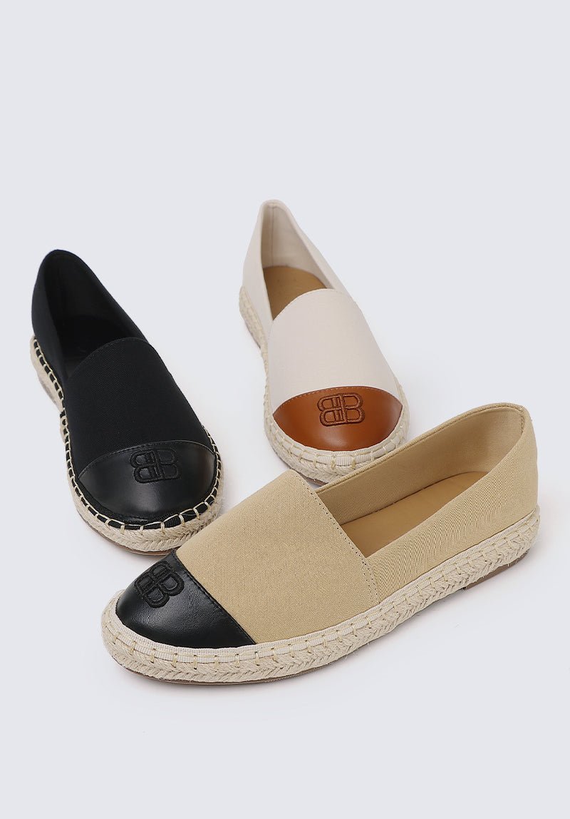 Britney Comfy Espadrilles In Off WhiteShoes - myballerine