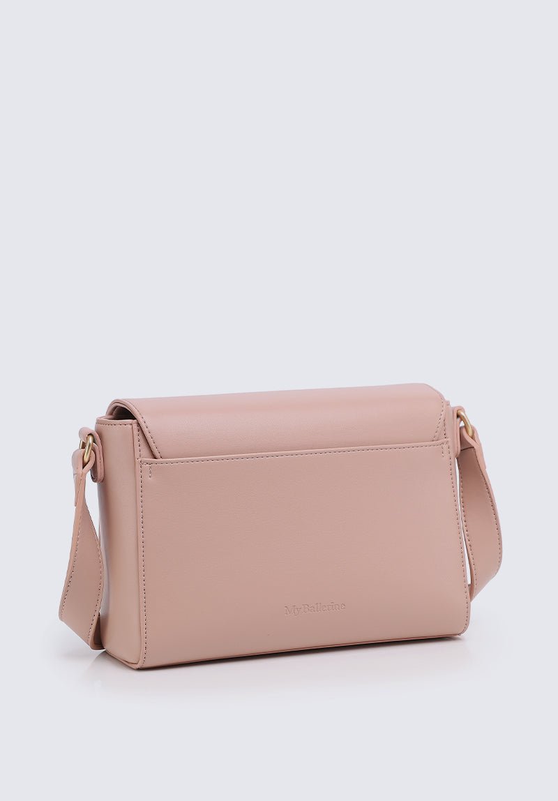 Bryssa Shoulder Bag In Rose - myballerine