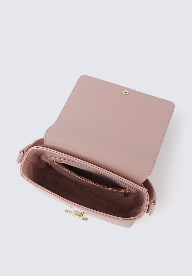 Bryssa Shoulder Bag In Rose - myballerine