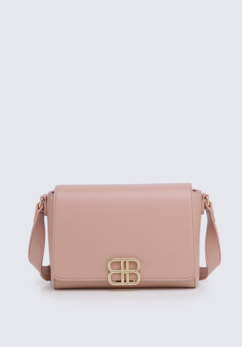 Bryssa Shoulder Bag In Rose - myballerine