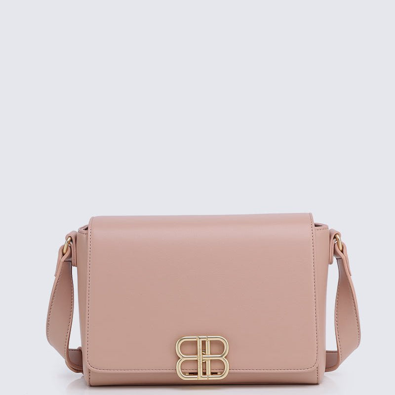 Bryssa Shoulder Bag In Rose - myballerine