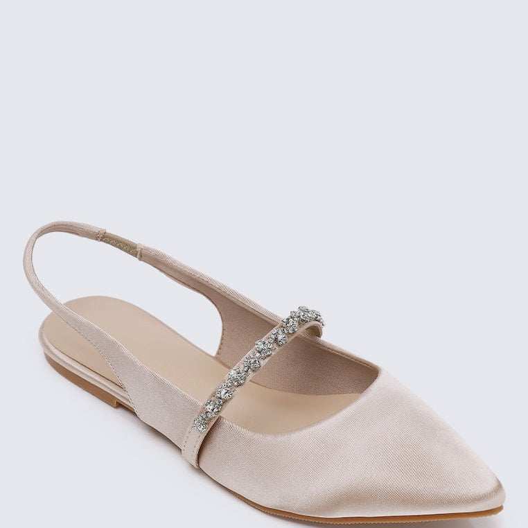 Carina Comfy Ballerina In Almond - myballerine