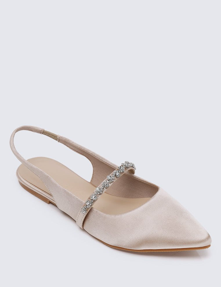 Carina Comfy Ballerina In Almond - myballerine