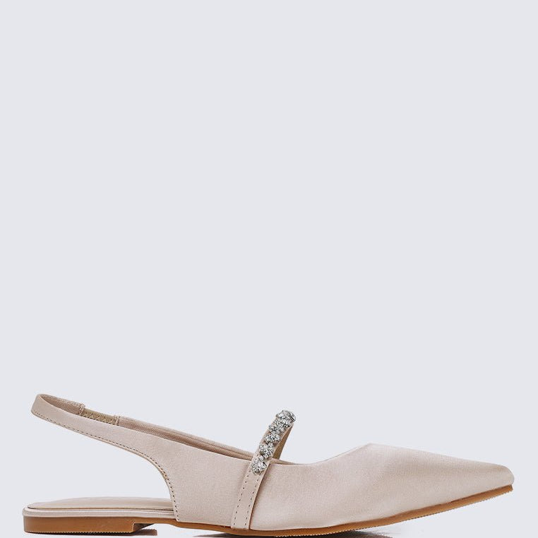 Carina Comfy Ballerina In Almond - myballerine