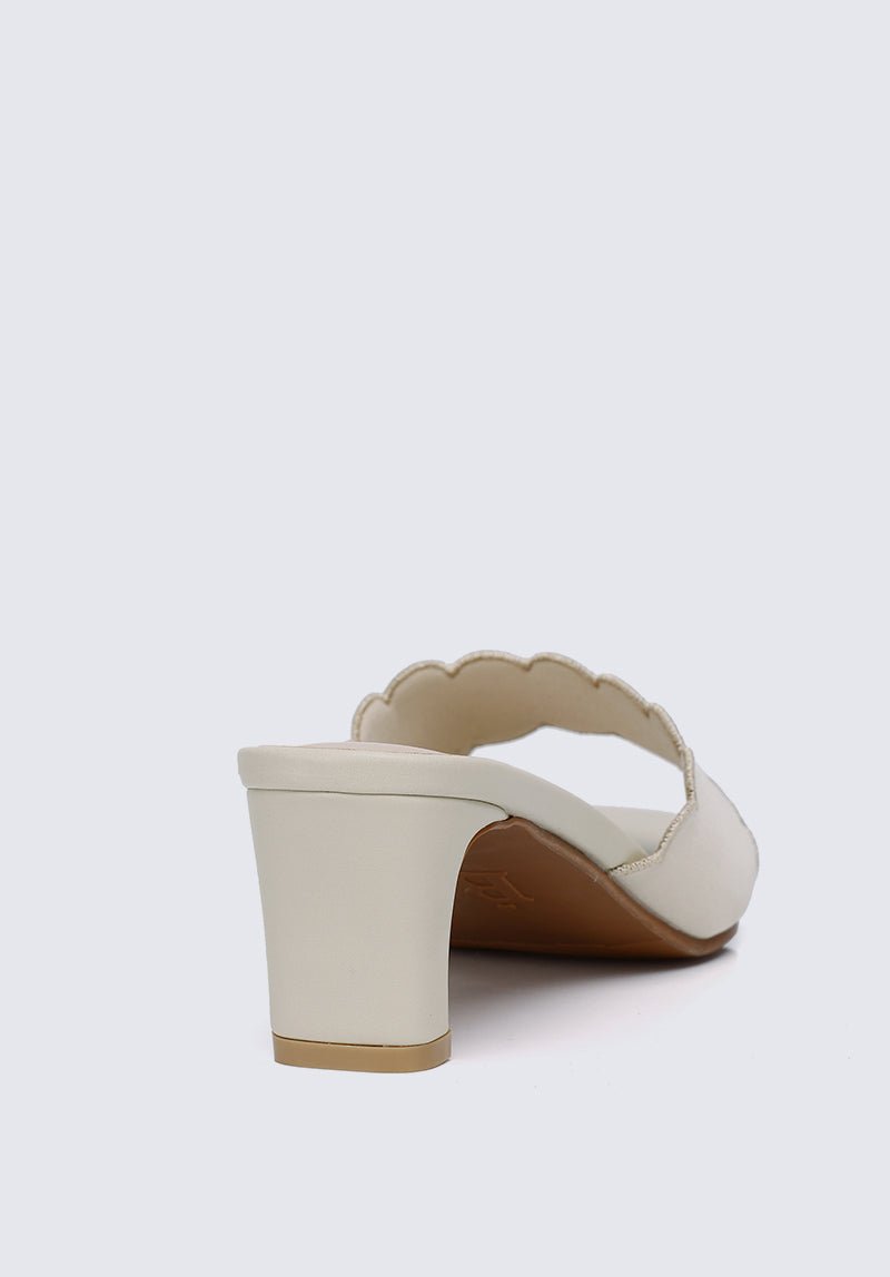 Carmen Comfy Heels In Beige - myballerine