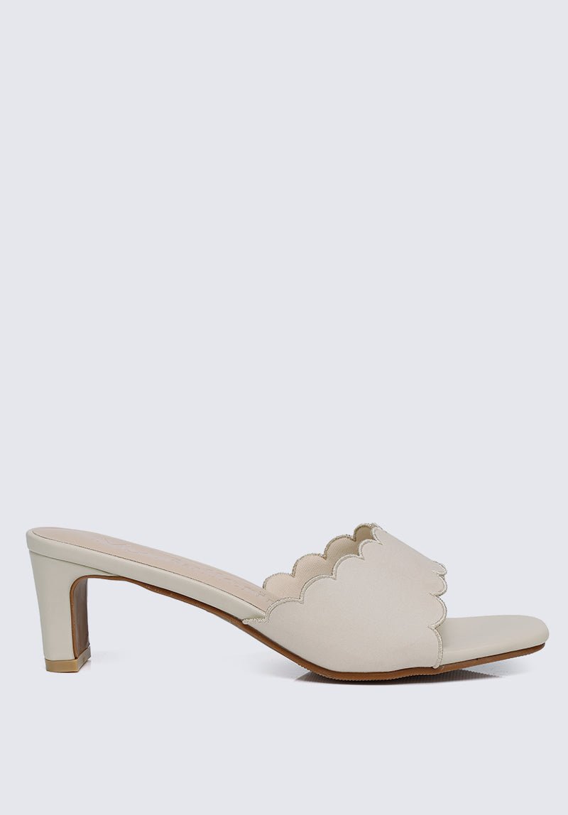 Carmen Comfy Heels In Beige - myballerine