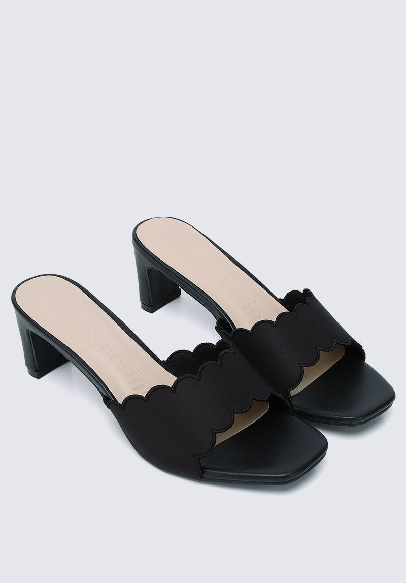 Carmen Comfy Heels In Black - myballerine