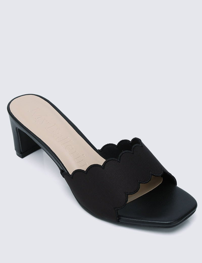 Carmen Comfy Heels In Black - myballerine