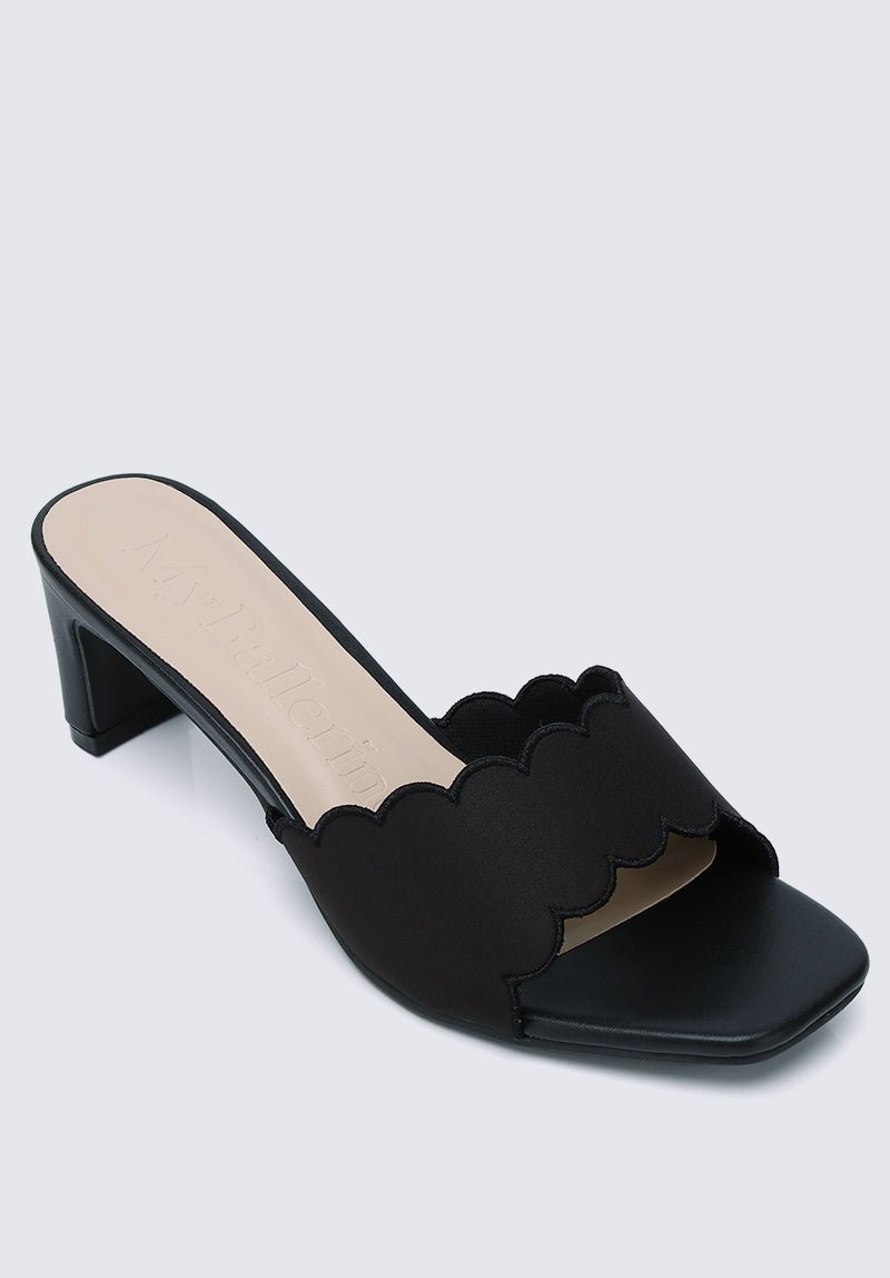 Carmen Comfy Heels In Black - myballerine