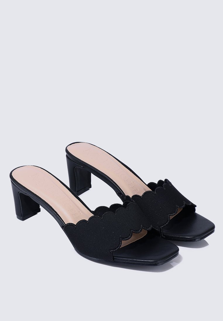 Carmen Comfy Heels In MidnightShoes - myballerine