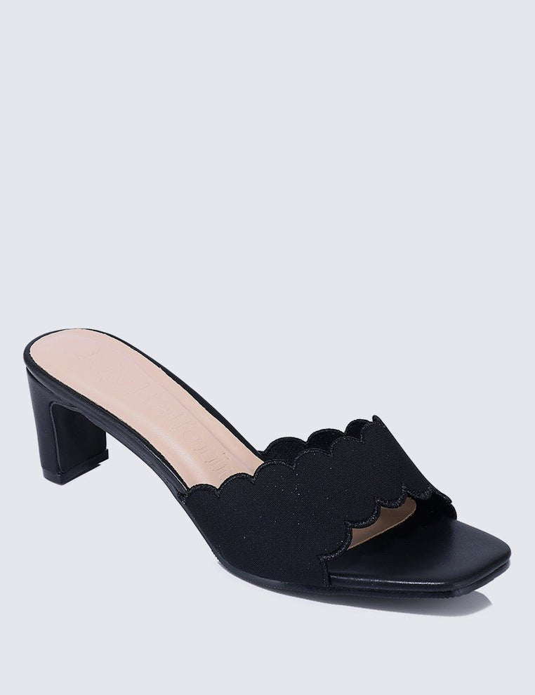 Carmen Comfy Heels In MidnightShoes - myballerine