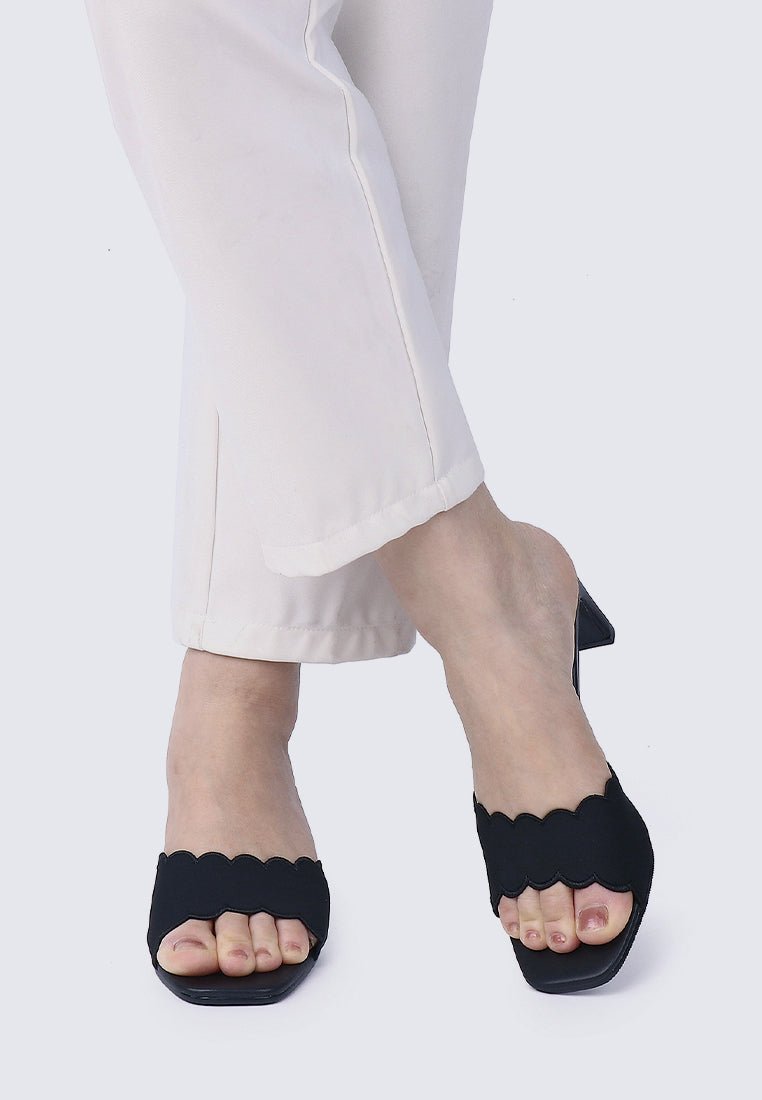 Carmen Comfy Heels In MidnightShoes - myballerine