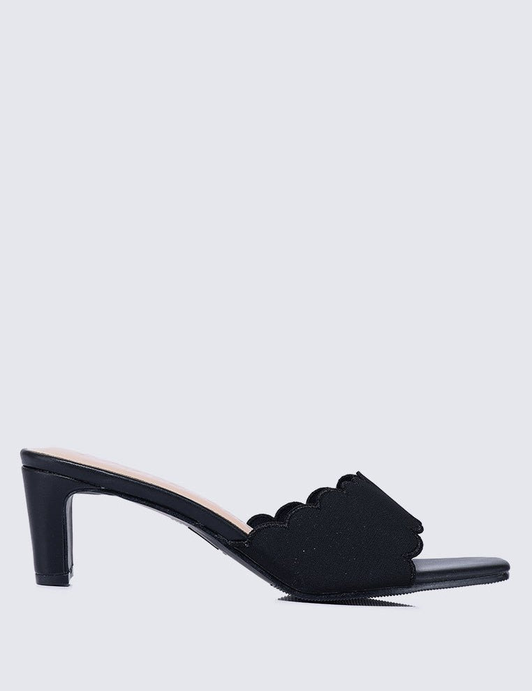 Carmen Comfy Heels In MidnightShoes - myballerine