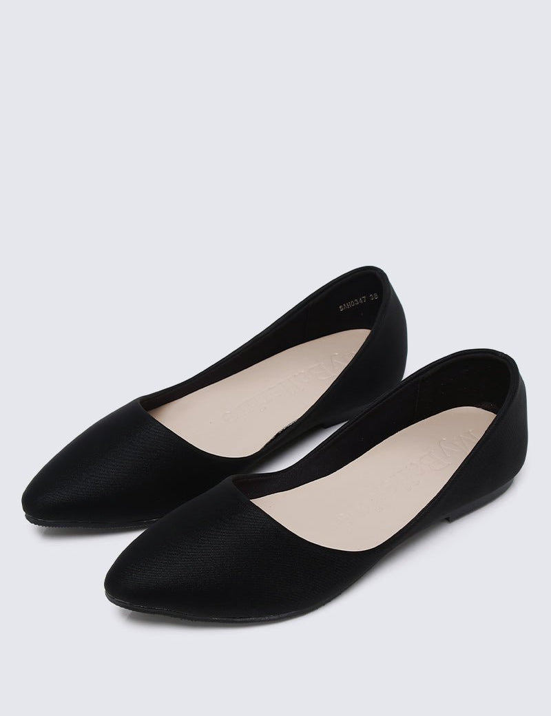 Cece Comfy Ballerina In Black - myballerine