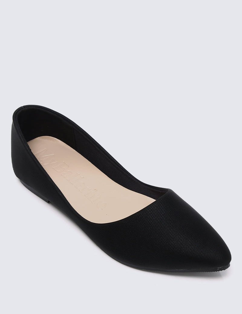 Cece Comfy Ballerina In Black - myballerine