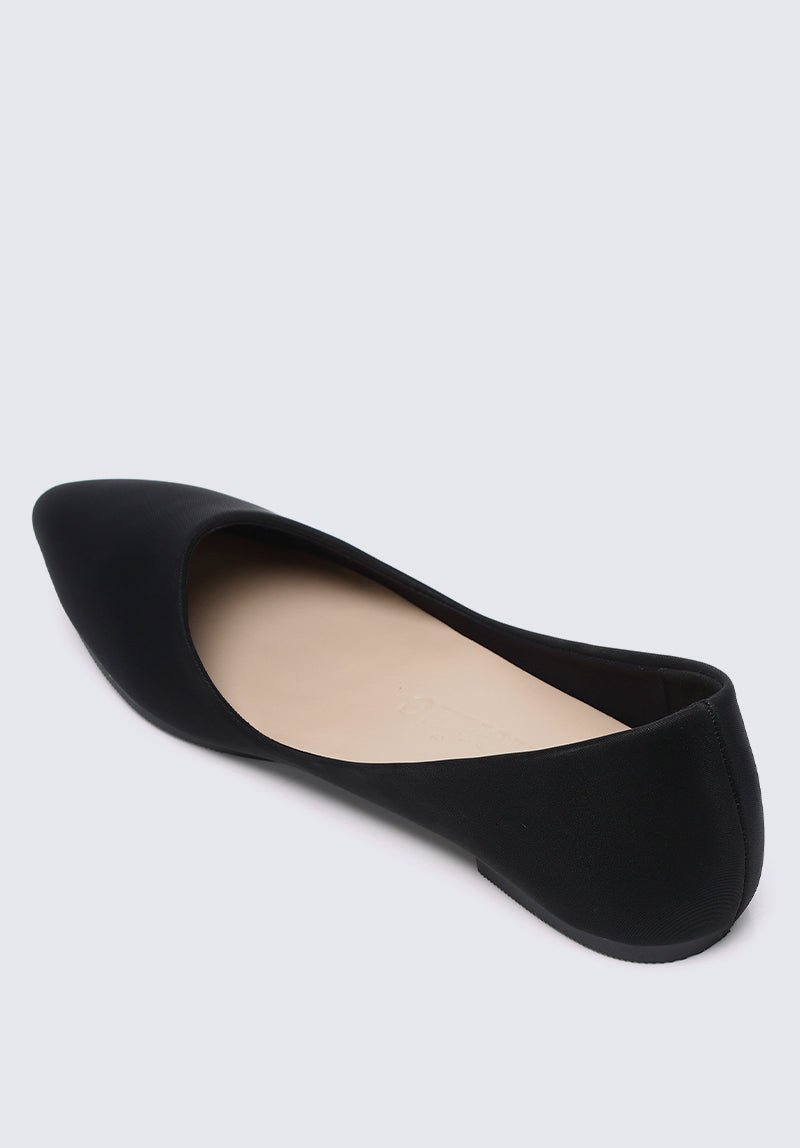 Cece Comfy Ballerina In Black - myballerine