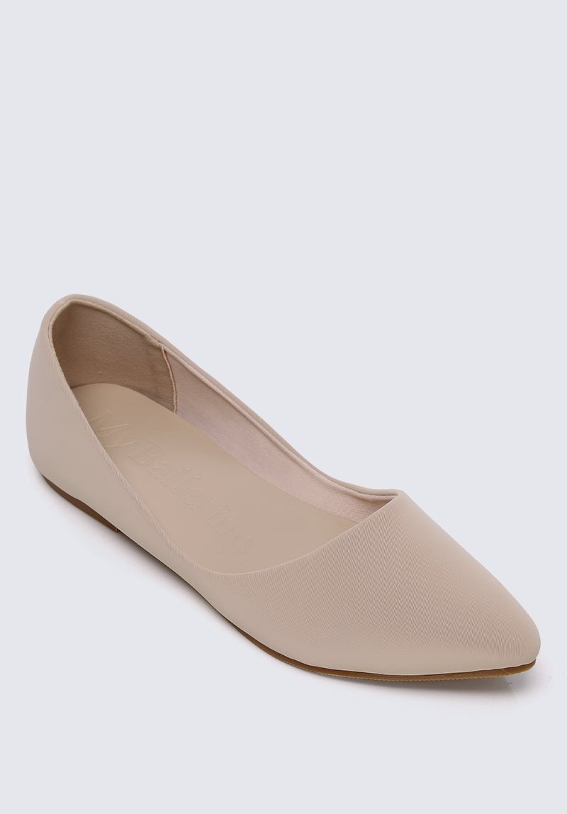 Cece Comfy Ballerina In Nude - myballerine