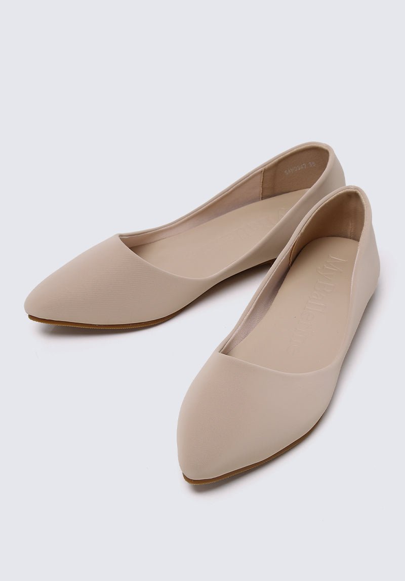 Cece Comfy Ballerina In Nude - myballerine