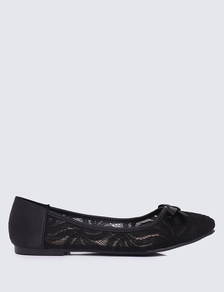 Cecelia Comfy Ballerina In Black - myballerine