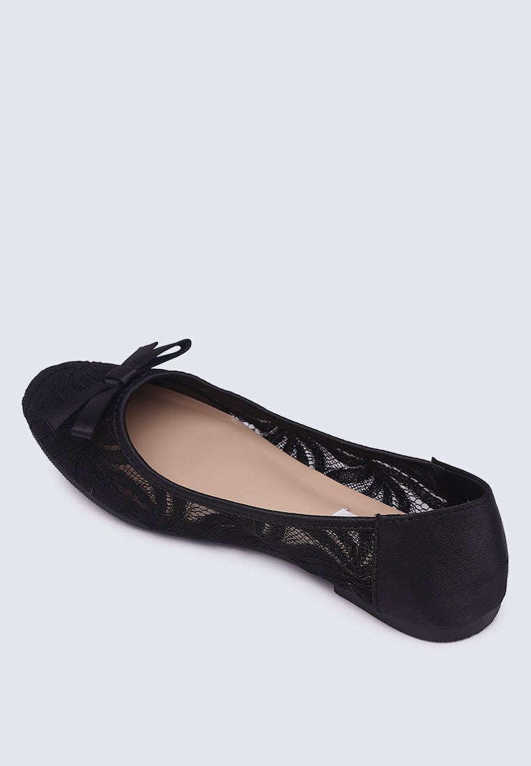 Cecelia Comfy Ballerina In Black - myballerine