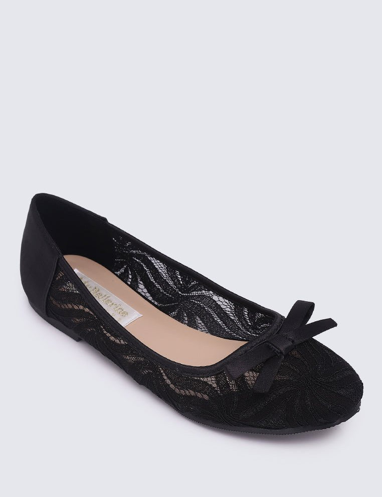 Cecelia Comfy Ballerina In Black - myballerine