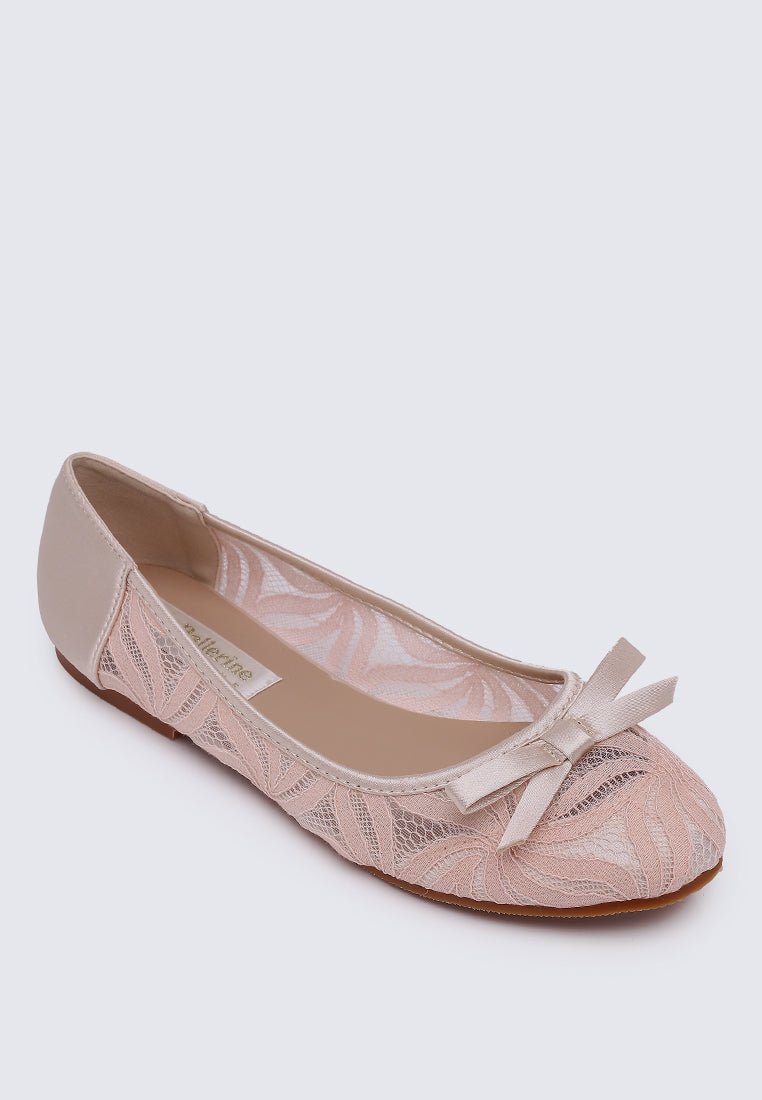 Cecelia Comfy Ballerina In Blush - myballerine