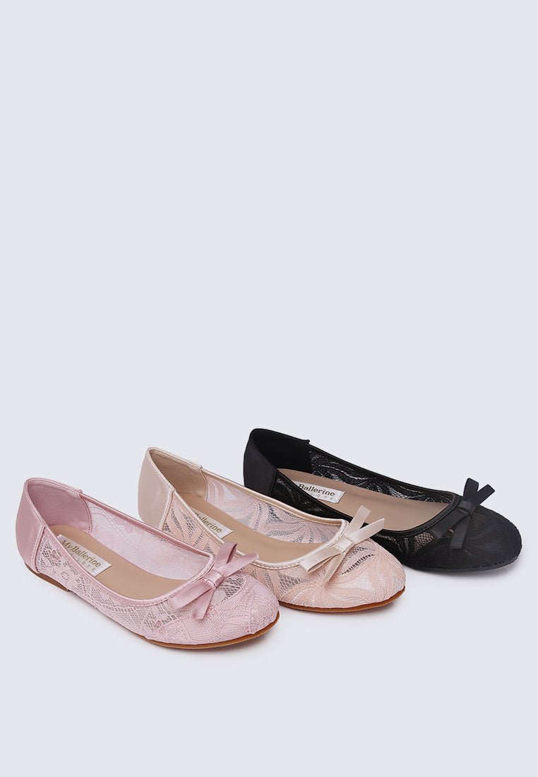 Cecelia Comfy Ballerina In Blush - myballerine