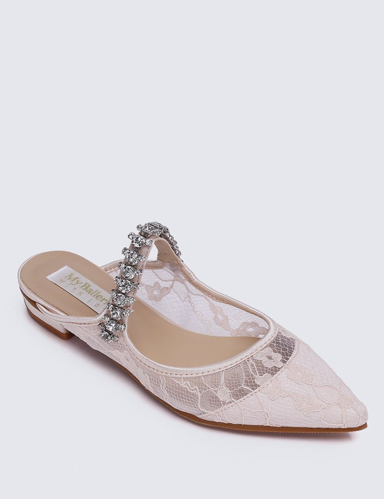 Celinne Comfy Heels In Blush - myballerine