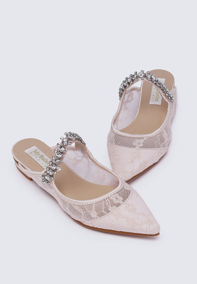 Celinne Comfy Heels In Blush - myballerine