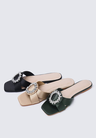 Charlie Comfy Sandals In GreenShoes - myballerine