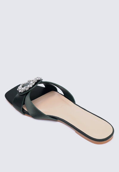 Charlie Comfy Sandals In GreenShoes - myballerine