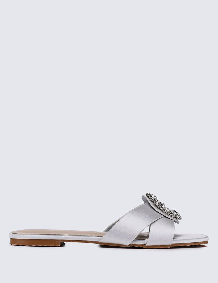 Charlie Comfy Sandals In SilverShoes - myballerine