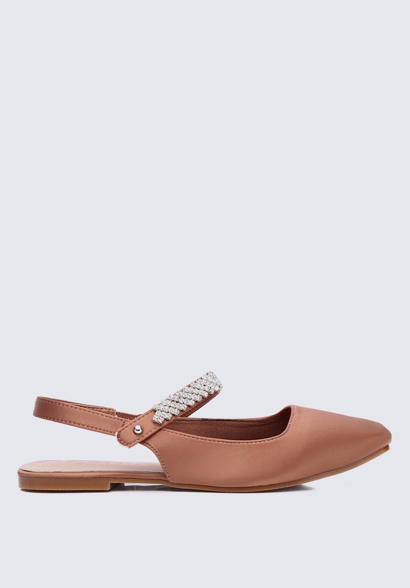 Charlize Comfy Ballerina In Copper - myballerine