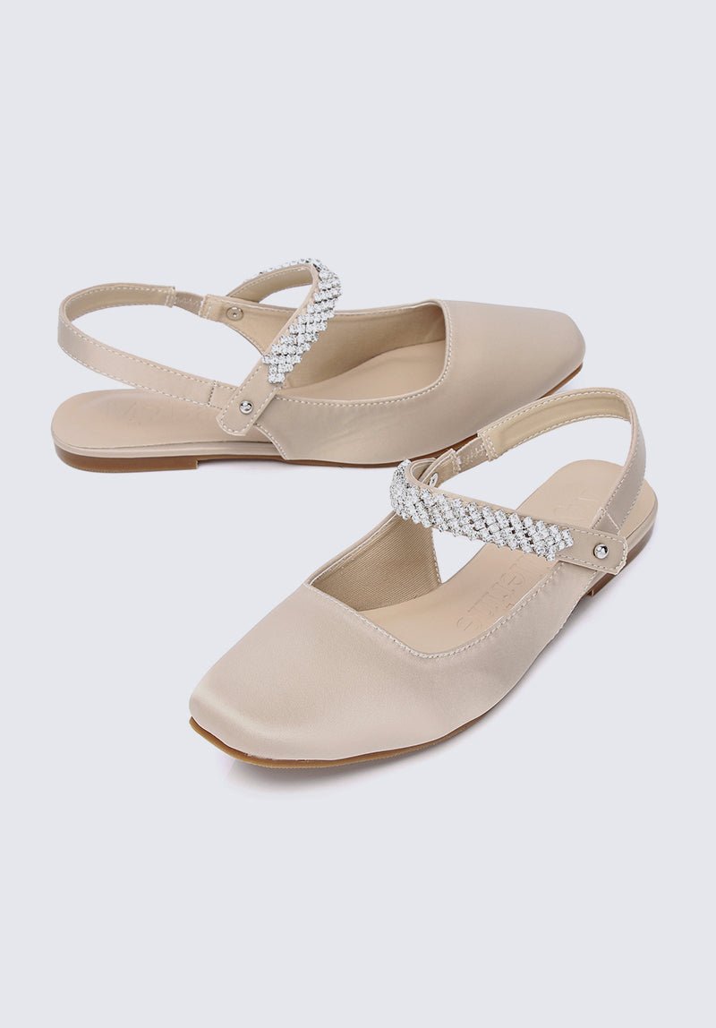 Charlize Comfy Ballerina In Nude - myballerine