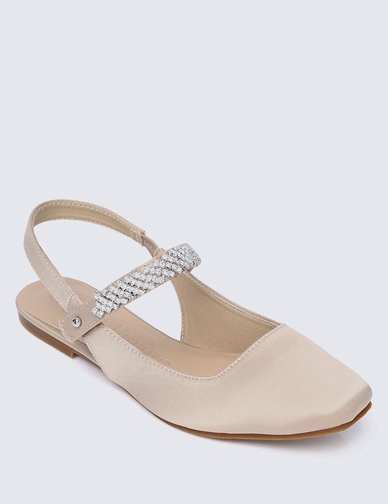 Charlize Comfy Ballerina In Nude - myballerine